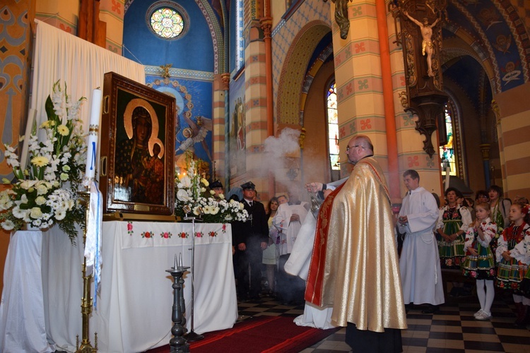 Powitanie ikony MB Częstochowskiej z Złakowie Kościelnym