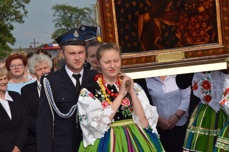 Powitanie ikony MB Częstochowskiej z Złakowie Kościelnym