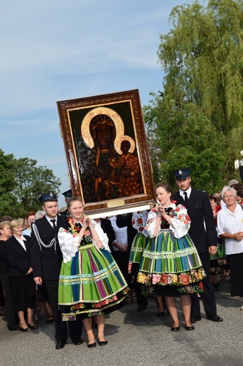 Powitanie ikony MB Częstochowskiej z Złakowie Kościelnym