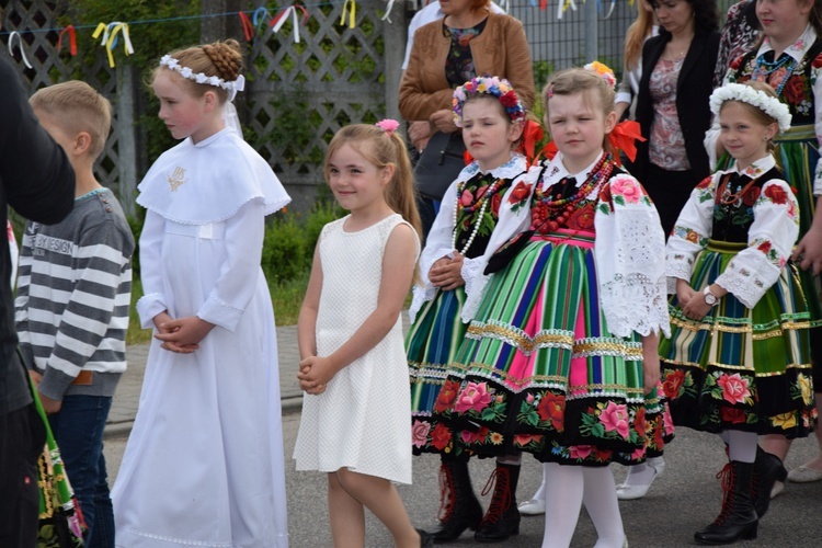 Powitanie ikony MB Częstochowskiej z Złakowie Kościelnym