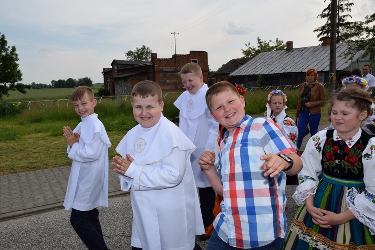 Powitanie ikony MB Częstochowskiej z Złakowie Kościelnym