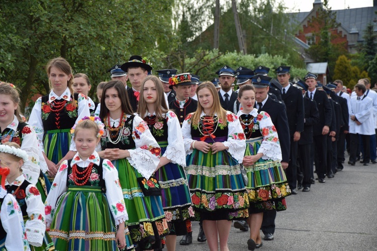 Powitanie ikony MB Częstochowskiej z Złakowie Kościelnym