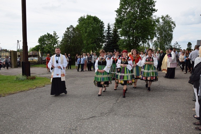 Powitanie ikony MB Częstochowskiej z Złakowie Kościelnym