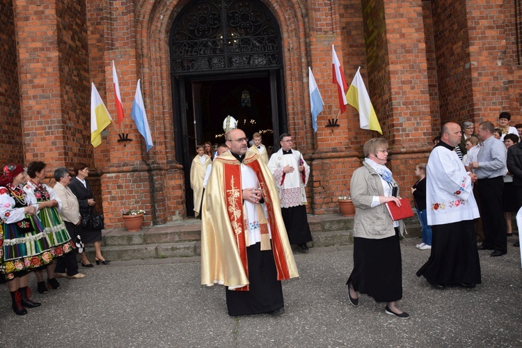 Powitanie ikony MB Częstochowskiej z Złakowie Kościelnym