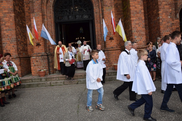 Powitanie ikony MB Częstochowskiej z Złakowie Kościelnym