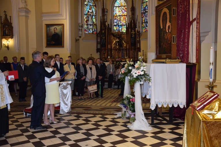 Powitanie ikony MB Częstochowskiej w Zdunach