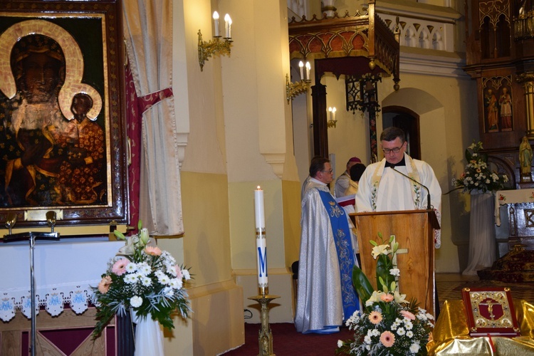 Powitanie ikony MB Częstochowskiej w Zdunach