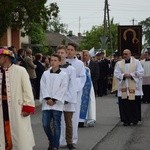 Powitanie ikony MB Częstochowskiej w Zdunach