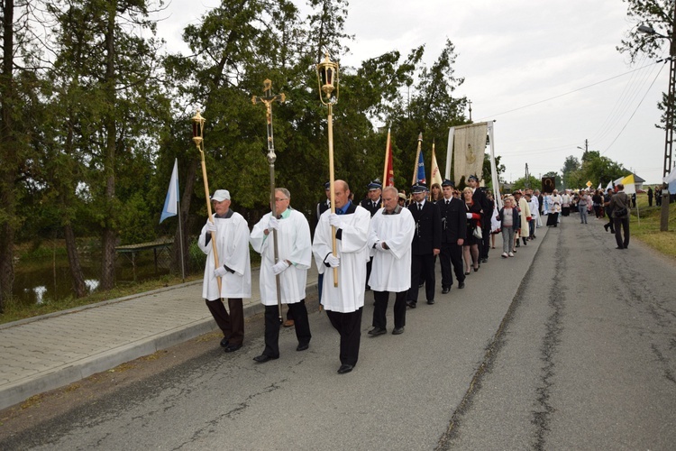 Powitanie ikony MB Częstochowskiej w Zdunach