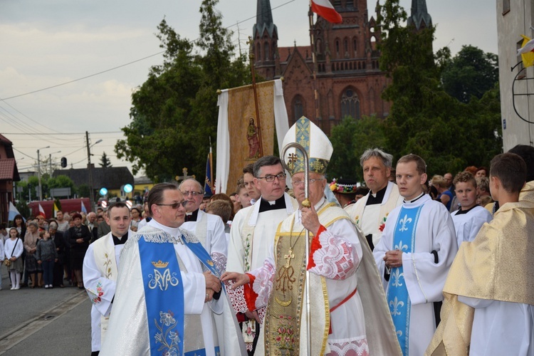 Powitanie ikony MB Częstochowskiej w Zdunach