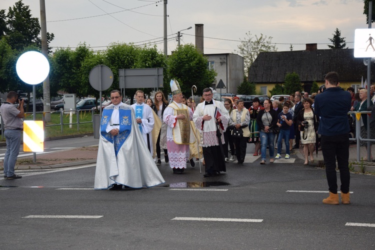 Powitanie ikony MB Częstochowskiej w Zdunach