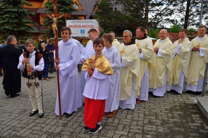 Episkopat Polski w kościele św. Krzyża w Zakopanem