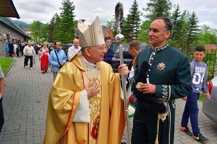 Episkopat Polski w kościele św. Krzyża w Zakopanem