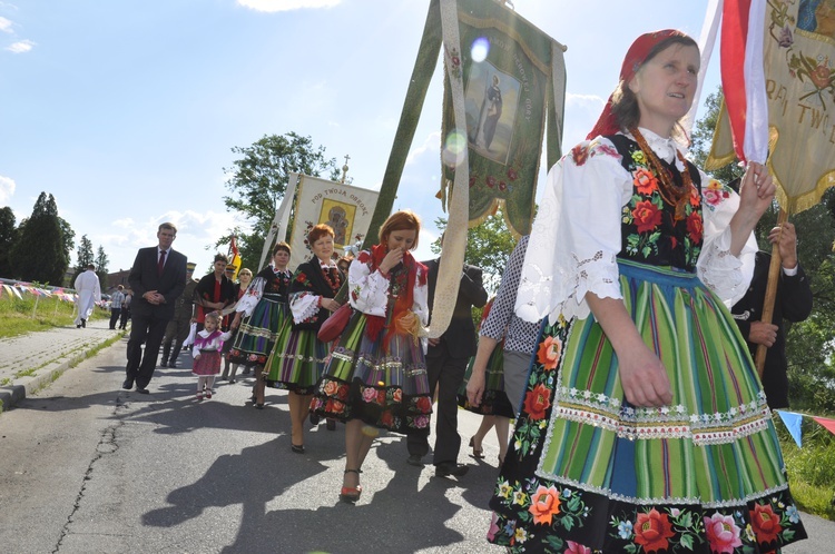 Powitanie ikony MB Częstochowskiej w Bąkowie