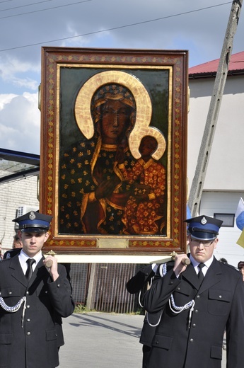 Powitanie ikony MB Częstochowskiej w Bąkowie