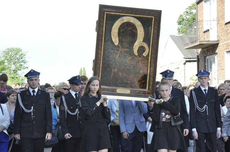 Powitanie ikony MB Częstochowskiej w Bąkowie