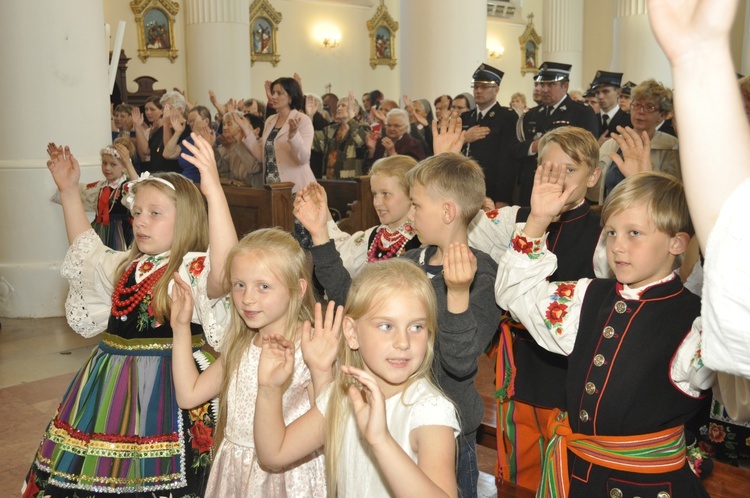 Powitanie ikony MB Częstochowskiej w Bąkowie