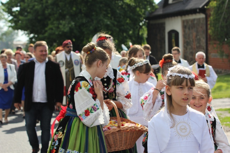 Powitanie ikony MB Częstochowskiej w Bąkowie