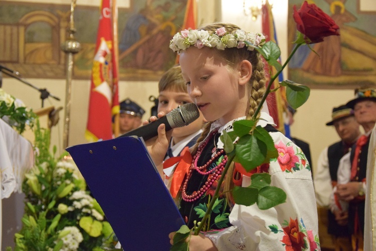 Powitanie ikony MB Częstochowskiej w Chruślinie