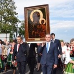 Powitanie ikony MB Częstochowskiej w Chruślinie