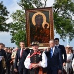 Powitanie ikony MB Częstochowskiej w Chruślinie