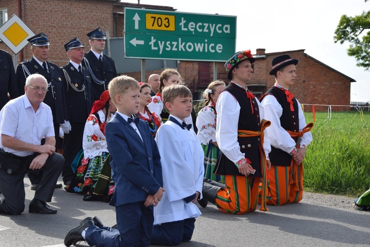 Powitanie ikony MB Częstochowskiej w Chruślinie