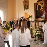 Powitanie ikony MB Częstochowskiej w parafii Chrystusa Dobrego Pasterza w Łowiczu