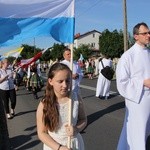 Powitanie ikony MB Częstochowskiej w parafii Chrystusa Dobrego Pasterza w Łowiczu