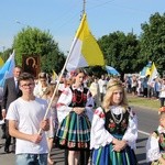 Powitanie ikony MB Częstochowskiej w parafii Chrystusa Dobrego Pasterza w Łowiczu