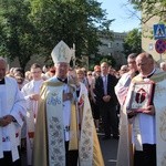 Powitanie ikony MB Częstochowskiej w parafii Chrystusa Dobrego Pasterza w Łowiczu