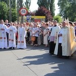 Powitanie ikony MB Częstochowskiej w parafii Chrystusa Dobrego Pasterza w Łowiczu