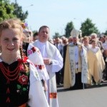 Powitanie ikony MB Częstochowskiej w parafii Chrystusa Dobrego Pasterza w Łowiczu