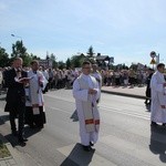 Powitanie ikony MB Częstochowskiej w parafii Chrystusa Dobrego Pasterza w Łowiczu