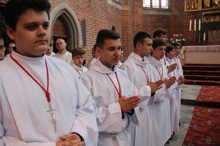 Błogosławieństwo lektorów i ceremoniarzy