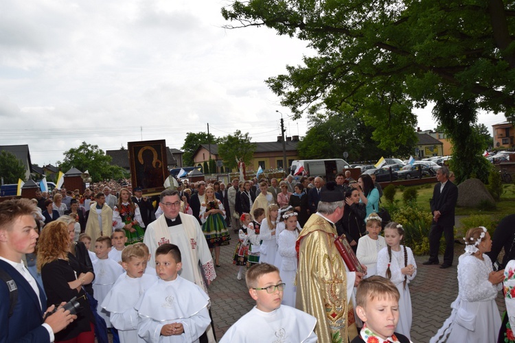 Powitanie ikony MB Częstochowskiej w Łyszkowicach