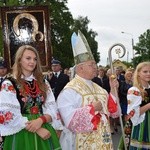 Powitanie ikony MB Częstochowskiej w Łyszkowicach