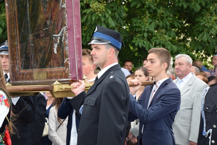 Powitanie ikony MB Częstochowskiej w Łyszkowicach