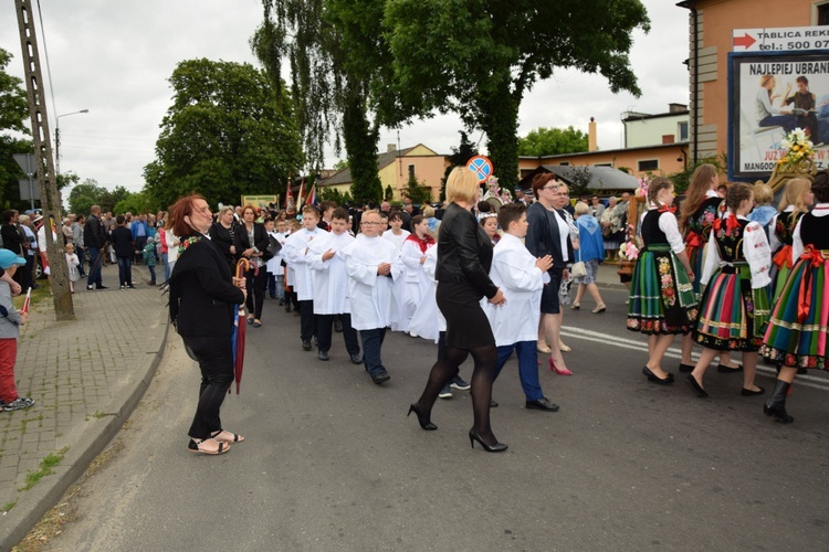 Powitanie ikony MB Częstochowskiej w Łyszkowicach