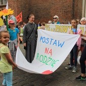 Jak zawsze, rodzina był głównym tematem marszu 