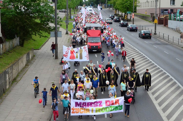 Marsz dla życia i rodziny w Słupsku