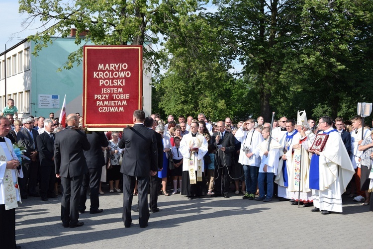 Powitanie ikony MB Częstochowskiej w Pszczonowie