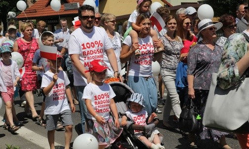 Wśród uczestników marszu była bardzo liczna reprezentacja oazowiczów z całej diecezji