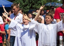 Dzieci komunijne po raz pierwszy uczestniczyły w diecezjalnej pielgrzymce.