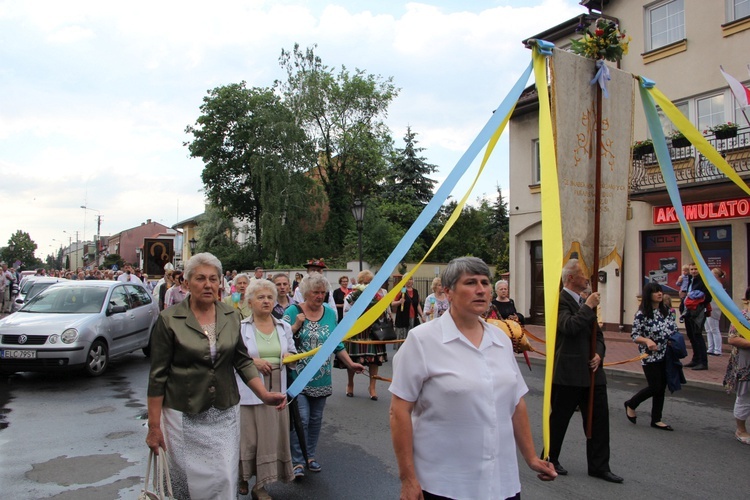 Powitanie ikony MB Częstochowskiej w parafii Świętego Ducha w Łowiczu