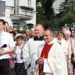 Powitanie ikony MB Częstochowskiej w parafii Świętego Ducha w Łowiczu