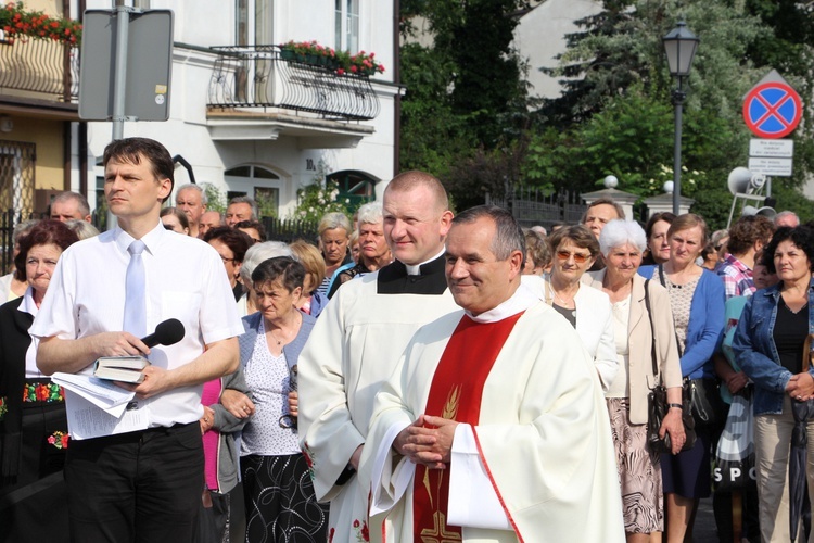 Powitanie ikony MB Częstochowskiej w parafii Świętego Ducha w Łowiczu