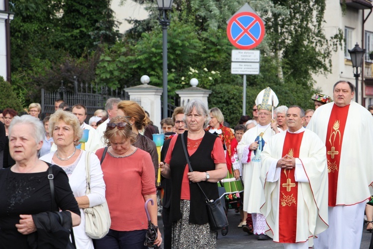 Powitanie ikony MB Częstochowskiej w parafii Świętego Ducha w Łowiczu