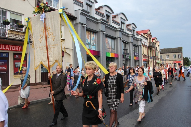 Powitanie ikony MB Częstochowskiej w parafii Świętego Ducha w Łowiczu