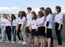 Młodzież bardzo się zaangażowała w tworzenie piosenki o Lublinie
