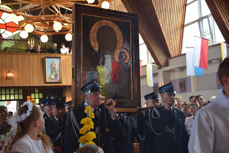 Powitanie ikony MB Częstochowskiej w Bobrownikach